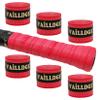 Vailldge Tennis Racket Grip Tape - Pattern Dots Grip Tape Absorbs Sweat Tennis Grip Anti Slip Overgrip for Tennis Racquet Squash Racket Badminton Baseball Bat Pingpong Paddle (Red 6pack) view 1