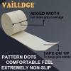 Vailldge Tennis Racket Grip Tape - Pattern Dots Grip Tape Absorbs Sweat Tennis Grip Anti Slip Overgrip for Tennis Racquet Squash Racket Badminton Baseball Bat Pingpong Paddle (White 6pack) view 2
