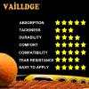 Vailldge Tennis Racket Grip Tape - Pattern Dots Grip Tape Absorbs Sweat Tennis Grip Anti Slip Overgrip for Tennis Racquet Squash Racket Badminton Baseball Bat Pingpong Paddle (White 6pack) view 4