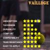 Vailldge Tennis Racket Grip Tape - Pattern Dots Grip Tape Absorbs Sweat Tennis Grip Anti Slip Overgrip for Tennis Racquet Squash Racket Badminton Baseball Bat Pingpong Paddle (Black 6pack) view 4