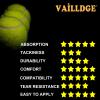 Vailldge Tennis Racket Grip Tape - Pattern Dots Grip Tape Absorbs Sweat Tennis Grip Anti Slip Overgrip for Tennis Racquet Squash Racket Badminton Baseball Bat Pingpong Paddle(6 Pack Purple view 4