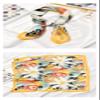 2021 Blooming Flowers Print Square Scarf Women Bandana Hairband Lady Head Wraps Female Shawl Fashion Neckerchief (Color : Yellow, Size : 70cm) view 2