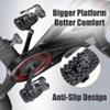 Venzo Bike Bicycle Toe Clips Cage Indoor Exercise Bike Pedal Adapters - Compatible with Peloton Bike Pedal, Convert Look Delta Pedals to Toe Clip Straps Ride with Sneakers - Toe Cages ONLY view 3