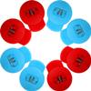 AliBall Glove Locks Baseball, Glove Lace Locks 8 Pack, Never Need Thying Knots Again, Fits All Baseball and Softball Gloves (Sky Blue-Red) view 1