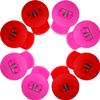 AliBall Glove Locks Baseball, Glove Lace Locks 8 Pack, Never Need Thying Knots Again, Fits All Baseball and Softball Gloves (Red-Pink)