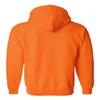 Gildan Adult Fleece Zip Hooded Sweatshirt, Style G18600, Orangee view 3