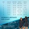 MWTA Womens Shorty Wetsuit, 2mm Neoprene Long Sleeve Swimsuit with Back Zip, Offers UV Protection, Wetsuit for Diving Snorkeling Swimming Surfing, Size 8 view 3