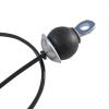 Fitness Steel Cable, Thick 5mm Rope Cable Accessories Gym Fitness Pulley System Cable with Bolt (Length : 118inch) view 3