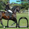 1Pair Western Stirrups,Aluminum Horse Stirrups 120x36mm Horse Riding Stirrups Die Casting Technology Horse Saddle Stirrups Strong One Sided Load Capacity English Stirrups Horse Riding Tool Accessories view 3