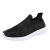 Breathable Buckle Strap Shoes Mouth Flowers Rhinestone Ladies Sandals Fish Wedge Heel Mens Sneakers Go Walk (Black, 10) view 1