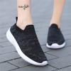 Breathable Buckle Strap Shoes Mouth Flowers Rhinestone Ladies Sandals Fish Wedge Heel Mens Sneakers Go Walk (Black, 10) view 2