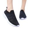 Breathable Buckle Strap Shoes Mouth Flowers Rhinestone Ladies Sandals Fish Wedge Heel Mens Sneakers Go Walk (Black, 10) view 3