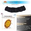 Mini Trampoline Spring Cover 36 38 40 48 54 Inch Small Trampoline Replacement Pad 600D Thickened Oxford Cloth Easy to Installation Kid Trampoline Safety Pad Parts, for Indoor Fitness (40in-6legs) view 2