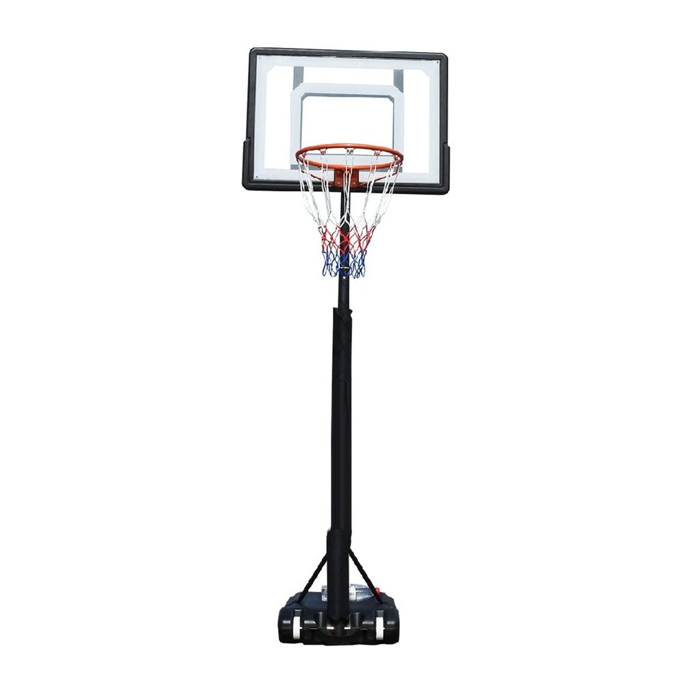 Basketball Stand Indoor Outdoor Portable Basketball Hoop, Height Adjustable 1.2-2.1m, Suitable for Children and Teenagers Dunk Game, 82x60cm (Size : 82X60CM/32X23IN)