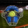 Blaward Baseball Softball Catcher Masks Protective Gear, Softball Defensive Fielder Face Mask, Wide Field Vision Soft Durable Safety Fielder Head Guard Softball Batting Helmet for Kids Youth Adults view 2