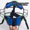 Blaward Baseball Softball Catcher Masks Protective Gear, Softball Defensive Fielder Face Mask, Wide Field Vision Soft Durable Safety Fielder Head Guard Softball Batting Helmet for Kids Youth Adults view 4