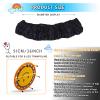Abiphop Mini Trampoline Spring Cover 36-54 Inch Replacement Pad 600D Thickened Oxford Cloth Easy to Install Kid Trampoline Safety Pad Parts, Black, Round, Children view 2