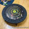 Abiphop Mini Trampoline Spring Cover 36-54 Inch Replacement Pad 600D Thickened Oxford Cloth Easy to Install Kid Trampoline Safety Pad Parts, Black, Round, Children view 3