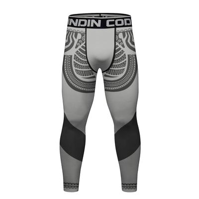 Red Plume Men's Sports Compression Pants Tights Baselayer Workout Cool Dry Long Running Leggings for Cycling Yoga Basketball (DD,M)