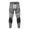 Red Plume Men's Sports Compression Pants Tights Baselayer Workout Cool Dry Long Running Leggings for Cycling Yoga Basketball (DD,M) view 1