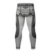 Red Plume Men's Sports Compression Pants Tights Baselayer Workout Cool Dry Long Running Leggings for Cycling Yoga Basketball (DD,M) view 3