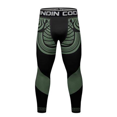 Red Plume Men's Sports Compression Pants Tights Baselayer Workout Cool Dry Long Running Leggings for Cycling Yoga Basketball (JJ,M)