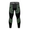Red Plume Men's Sports Compression Pants Tights Baselayer Workout Cool Dry Long Running Leggings for Cycling Yoga Basketball (JJ,M) view 1