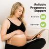 KeaBabies Pregnancy Belly Bands for Pregnant Women - 1-Pack, Soft & Breathable Maternity Belly Support Band, Easy Adjustable Maternity Belt for Back, Pelvic Support,Comfortable(Classic Ivory, 2XL) view 2