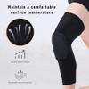 Hotfiary 2 Pcs Thigh Knee Pads Compression Leg Sleeve for Basketball Football Volleyball, Long Leg Sleeve Brace Protection Compression Sleeves Protector Gear Knee Guard for Kids Youth Adult view 4