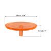 PATIKIL Golf Ball Marker, 150 Pack 24mm Round Transparent Flat Position Mark Places Marking Tool Golf Sport Accessory, Orange view 2