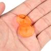 PATIKIL Golf Ball Marker, 150 Pack 24mm Round Transparent Flat Position Mark Places Marking Tool Golf Sport Accessory, Orange view 4