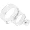 10pcs Acrylic Display Stand,Clear Sphere Holder, Round Plastic Baseball Ring Stands Holder, for Golf Ball Softball Tennis Ball(L) view 3