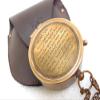 DOLLOND LONDON | Brass Engraved Quote Compass | Gifts for Men, Son, HIM, BOY | to My Son - Never Feel That You are Alone | view 3