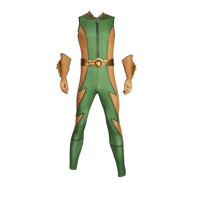 The Deep Cosplay Jumpsuit, Hot TV Series Costume Bodysuit with Belt Glove for Halloween(XL)