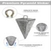 BLUEWING 6lb Box Pyramid Sinkers Lead Fishing Weights for Saltwater, 16oz, 6 Pack view 2