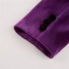 Mens Shawl Collar Sport Coat Solid Color 1 Button Casual Blazer Jackets Slim Fit Stylish Tuxedo Dinner Dress Suit Purple view 3
