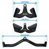 BLUSLM LAT Pull Down Bar for Cable Machine, LAT Pulldown Attachments T-bar V-bar Cable Attachment for Gym, Back Tricep Strength Training Handle (3 Pieces) view 2
