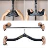 BLUSLM LAT Pull Down Bar for Cable Machine, LAT Pulldown Attachments T-bar V-bar Cable Attachment for Gym, Back Tricep Strength Training Handle (3 Pieces) view 3