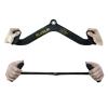 BLUSLM LAT Pull Down Bar for Cable Machine, LAT Pulldown Attachments T-bar V-bar Cable Attachment for Gym, Back Tricep Strength Training Handle (BL05) view 3
