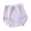 3 Pcs 100kg Women's High Waist Briefs Lace Lingerie Sexy Panties Plus Size Underwear Loose No Trace Summer Shorts Breathable (Color : 4, Size : XX-Large) view 1