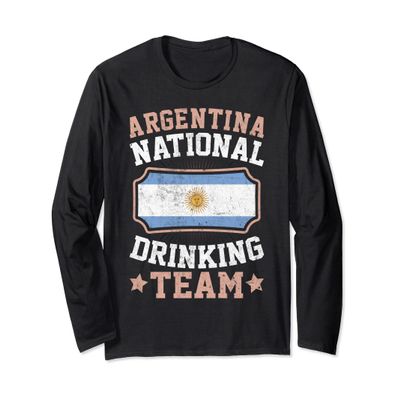 Argentina Flag Proud Argentines Men & Women Long Sleeve T-Shirt