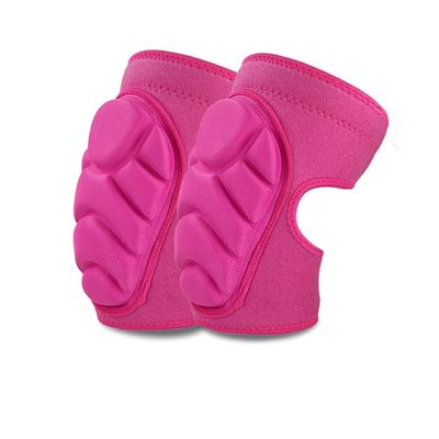 ADLIKES Knee Pads Protective Gear (2pc) for Cycling Running Volleyball Crashproof Antislip for Kids Youth Adults Fuchsia XXS
