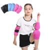 ADLIKES Knee and Elbow Pads Protective Gear Set (4pc) for Cycling Running Volleyball Crashproof Antislip for Youth Adults Fuchsia L view 1