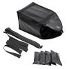 NAIZEA Adjustable Weight Sled Trainer, Sandbag Sled Trainer for Sprinter Speed Training Indoor with 4 Weight Sandbags 20-80 lbs