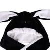 Plush Animal Hood Earflap Hat Cartoon Hat Scarf Gloves Mittens Adult 3-in-1 Set Hoodie Pockets Bunny Ear Winter view 2