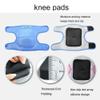 ADLIKES Knee and Elbow Pads Protective Gear Set (4pc) for Cycling Running Volleyball Crashproof Antislip for Youth Adults Azure L view 3