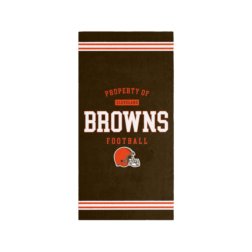 FOCO Cleveland Browns NFL Property of Beach Towel