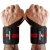 VINSGUIR Wrist Wraps for Weightlifting, [USPA Approved] 21'' Lifting Straps for Wrist Support with Heavy Duty Thumb Loop, Gym Wrist Brace for Working out, Crossfit, Powerlifting, for Men&Women view 1