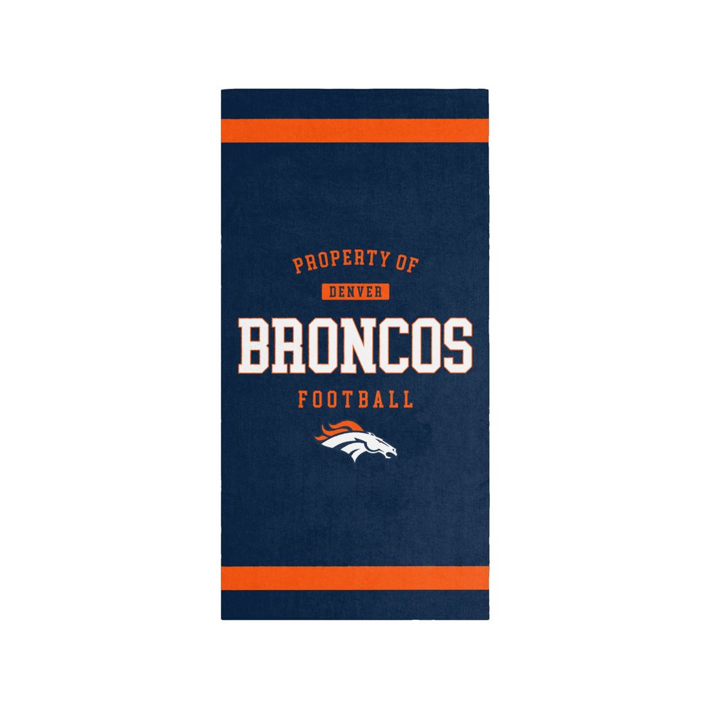 FOCO Denver Broncos NFL Property of Beach Towel