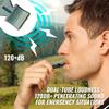 TACRAY Titanium Emergency Survival Whistle  Square Dual-Tube Design, Ultra-Loud 120+dB, Waterproof & Durable, EDC Safety Whistle for Camping, Hiking, Outdoor & Rescue (Green) view 4
